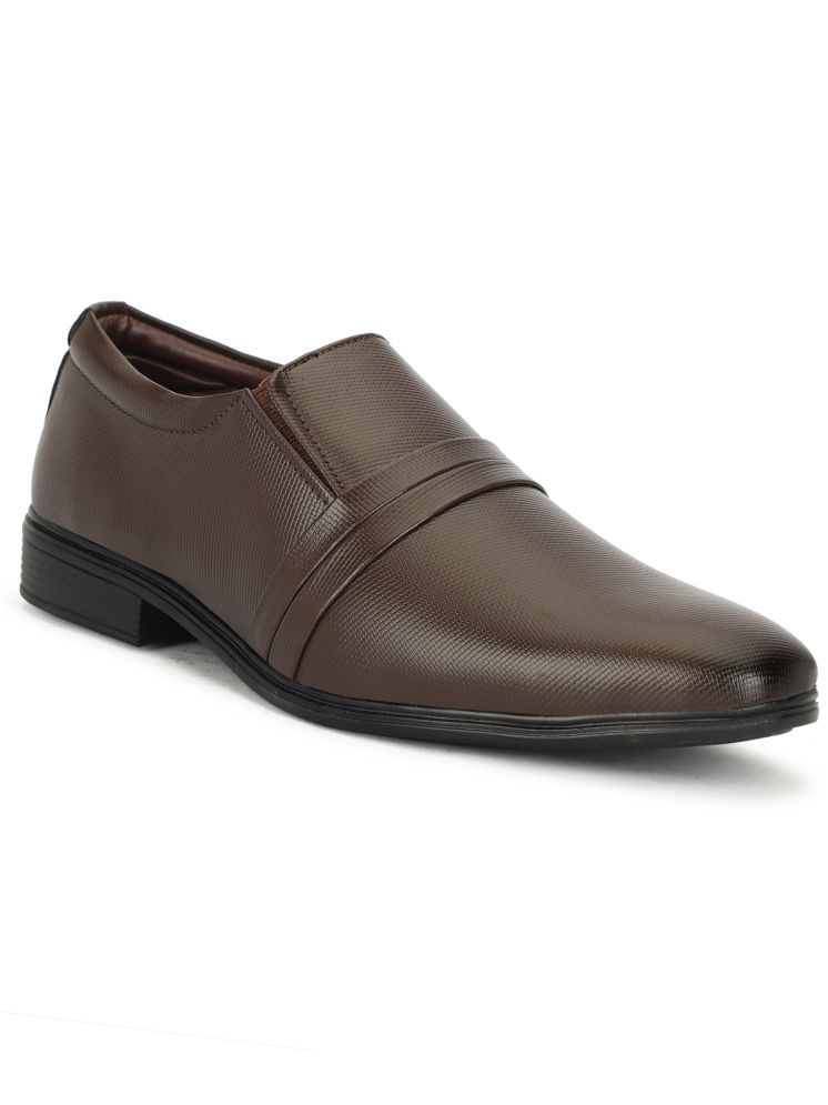     			Rimezs Brown Men's Mocassin Formal Shoes