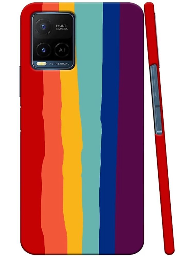     			T4U THINGS4U Multicolor Printed Back Cover Polycarbonate Compatible For Vivo Y21A ( Pack of 1 )