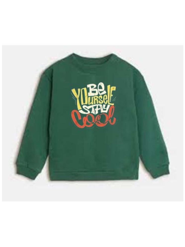     			Unicus Apparel Green Fleece Boys Sweatshirt ( Pack of 1 )