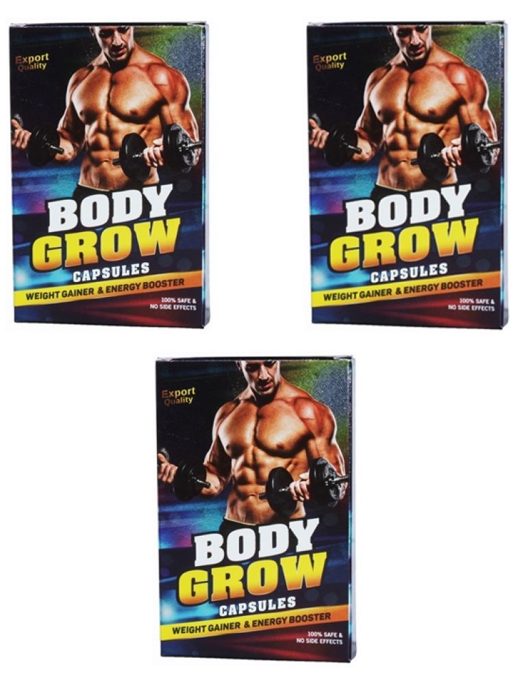     			Dr. Chopra Body Grow Weight Gainer Capsule 10 no.s Unflavoured Pack of 3