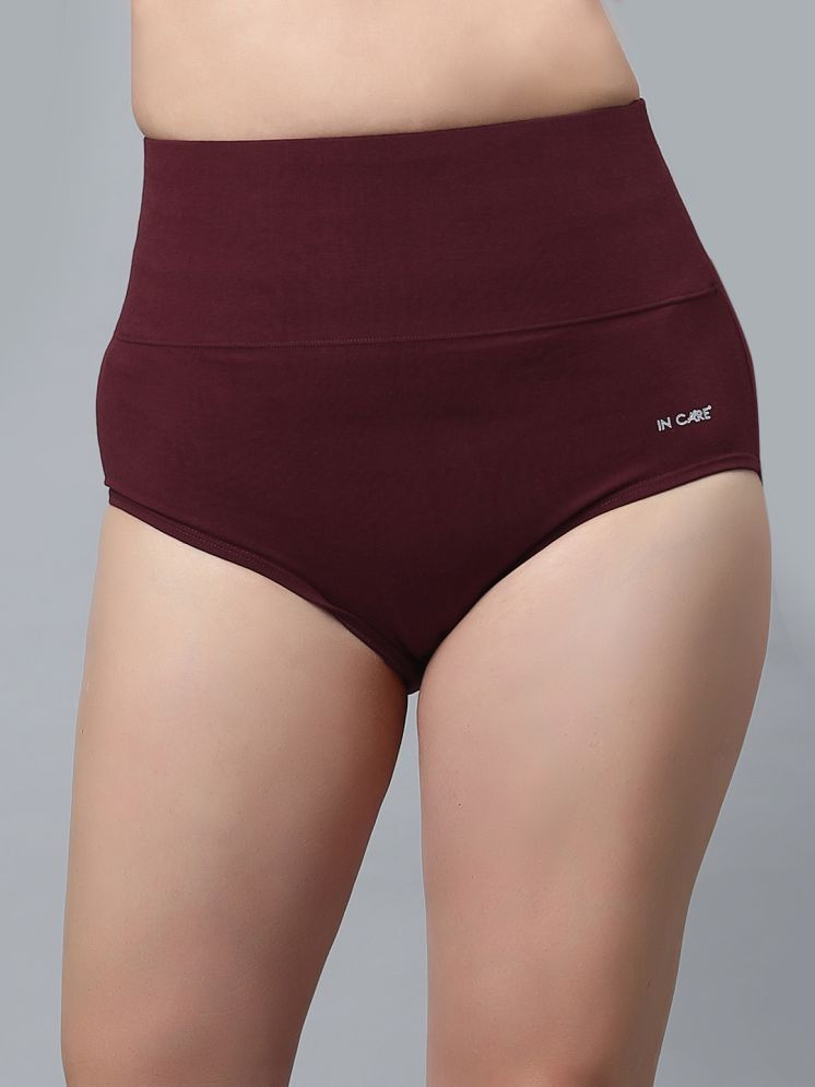     			IN CARE LINGERIE Pack of 1 Cotton Women's Tummy Tucker ( Maroon ) ICIB-022