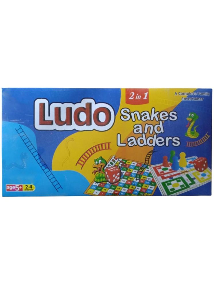     			Ludo 2 In 1 Snakes & Ladders Board Game for Kids & Family|3+ Years Party & Fun Board Game