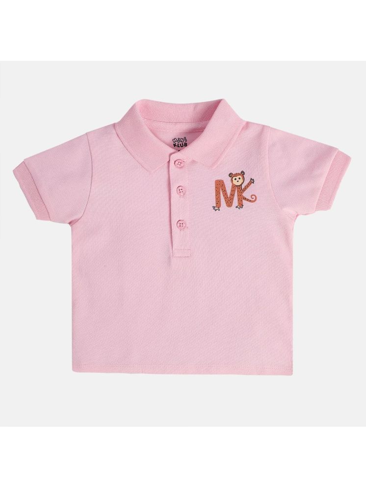     			MINI KLUB Pink Baby Boy Polo T-Shirt ( Pack of 1 )