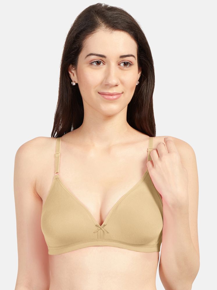     			Sonari Cotton Blend Non Padded Women's Plunge Bra ( Nude ) omanianude