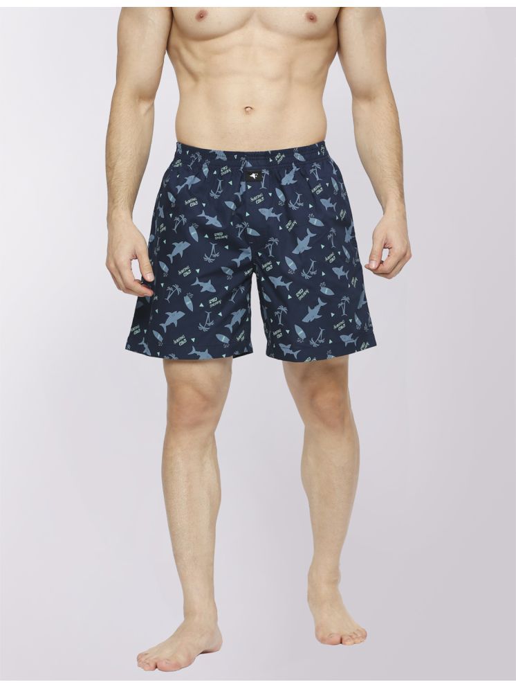     			VIP Cotton Men's Boxer- ( Navy ) BOKS