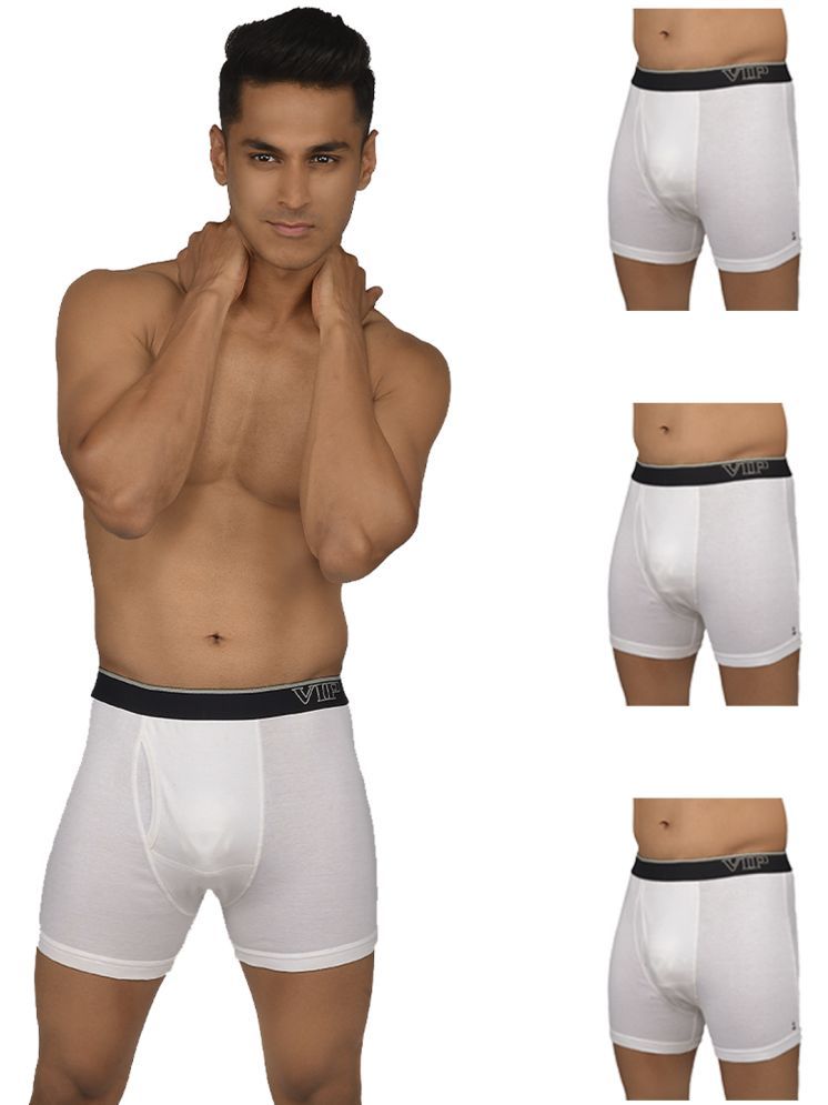     			VIP Pack of 4 Cotton Men's Trunks ( White ) Regal 1300W