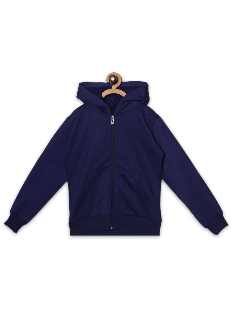     			Fashionable Navy Fleece Boys Sweatshirt ( Pack of 1 )