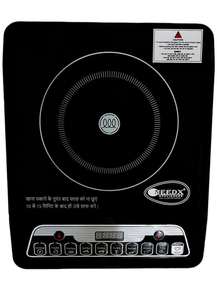     			Needx Push Button 2000 Watt Induction Cooktop