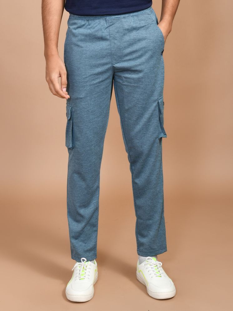     			SKYKNIT Blue Cotton Blend Men's Trackpants ( Pack of 1 )