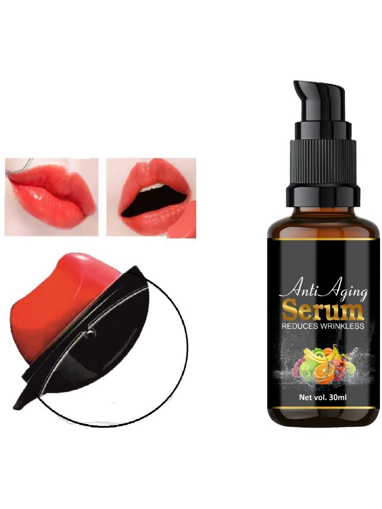     			Anti-Aging Face Serum for Brightening Skin 30ml & AppleDesign Red Lipstick Waterproof for Women & Girls Combo of 2