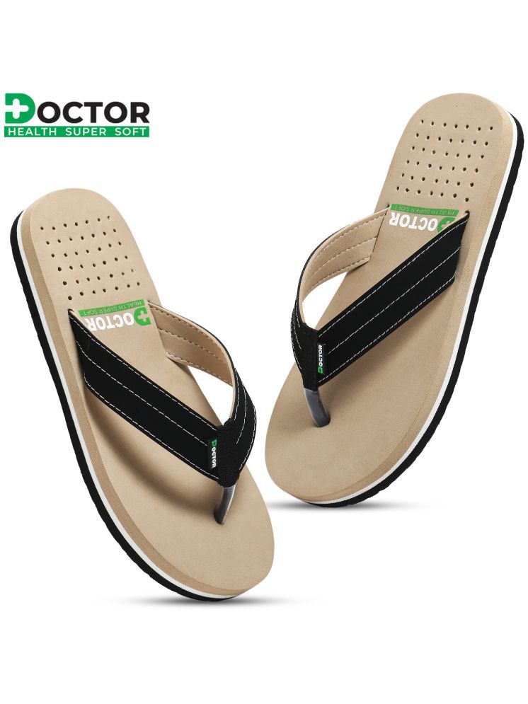     			Doctor Health Super Soft Beige Men's Daily Slipper