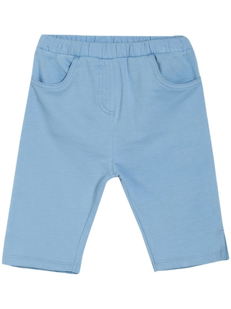     			MINI KLUB Blue Cotton Trackpant For Baby Girl ( Pack of 1 )