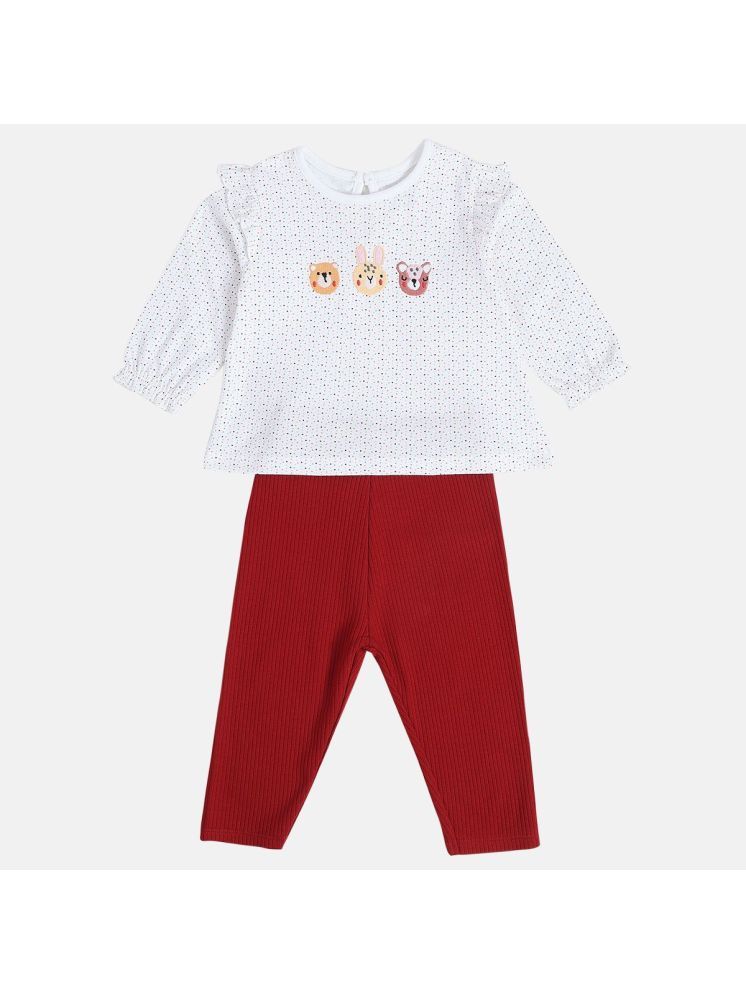     			MINI KLUB Pack of 1 Baby Girls Cotton Top & Trouser ( Multi )