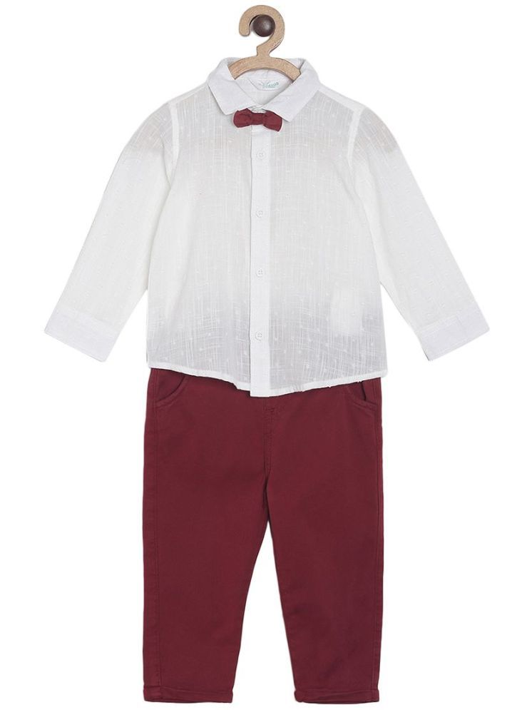     			MINI KLUB Multi Cotton Baby Boy Shirt & Trouser ( Pack of 1 )