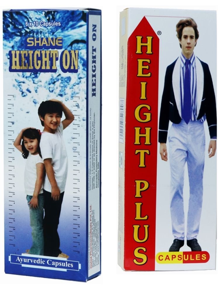     			Shane Height On Capsules 60 no.s & Surjichem Height Plus Capsules 60 no.s Pack of 2