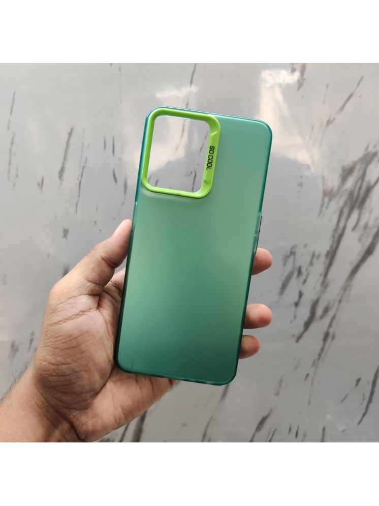     			ZAMN Plain Cases Compatible For Hard Shell Cases Realme Narzo 50A Prime ( )