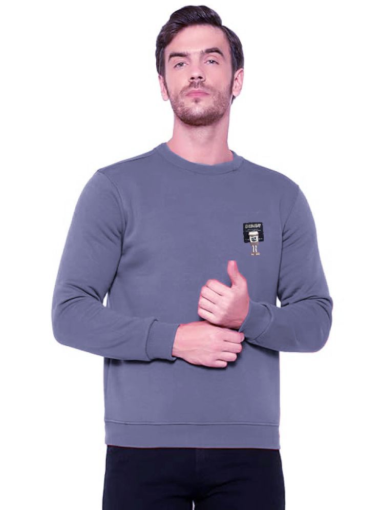     			CAT BUNNY Woollen Round Neck Men's Sweatshirt - Grey ( Pack of 1 )