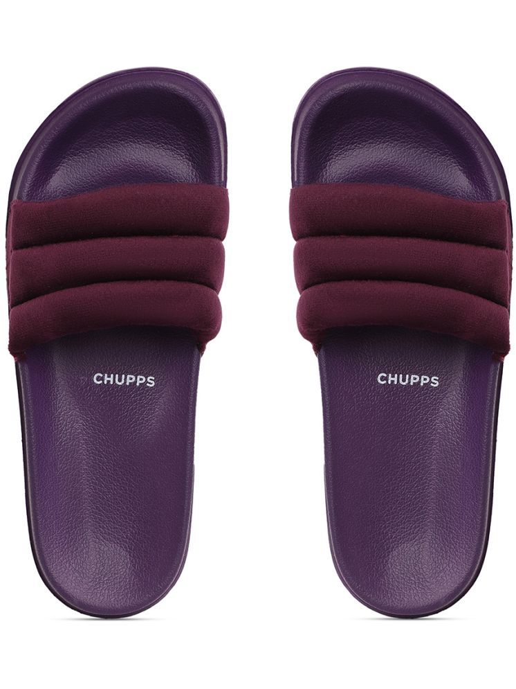     			CHUPPS Purple Women's Slide