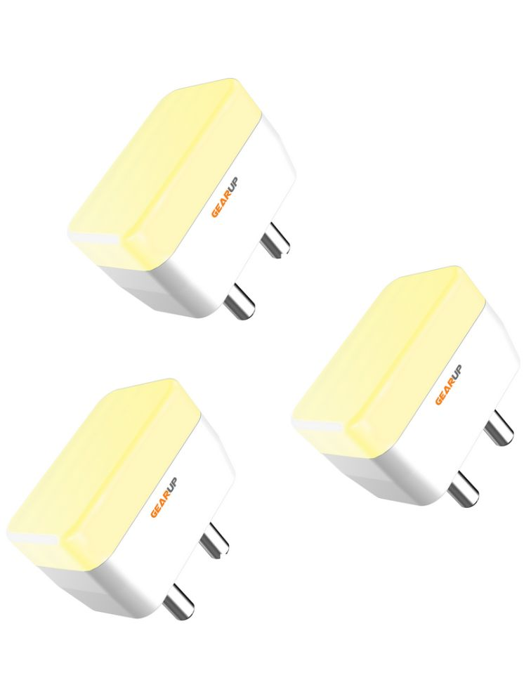     			Gearup 1w Warm White LED Bulb ( Pack of 3 )