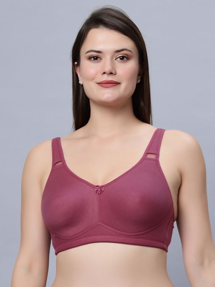     			IN CARE LINGERIE Cotton Blend Non Padded Women's Everyday Bra ( Pink ) ALPLSECRET_ONION