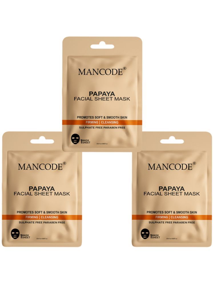     			Mancode - Skin Hydrating Sheet Mask for All Skin Type ( Pack of 3 )