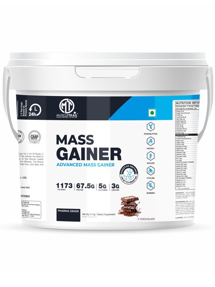     			Muscle Trail Chocolate Mass Gainer ( Pack of 1 )