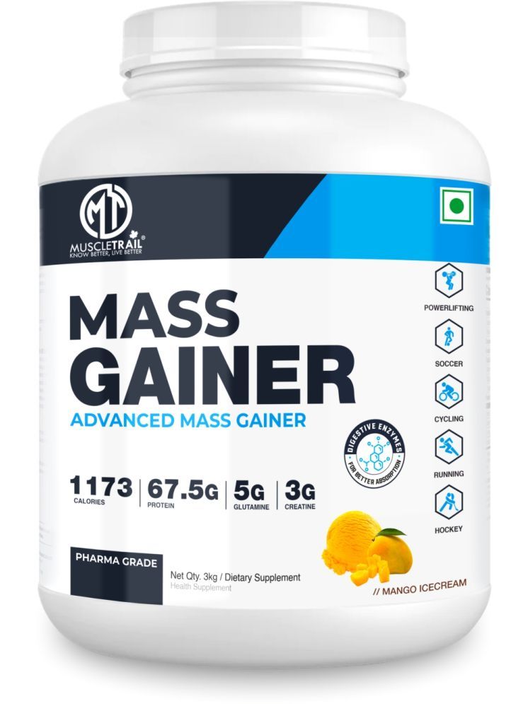     			Muscle Trail Mango Mass Gainer ( Pack of 1 )