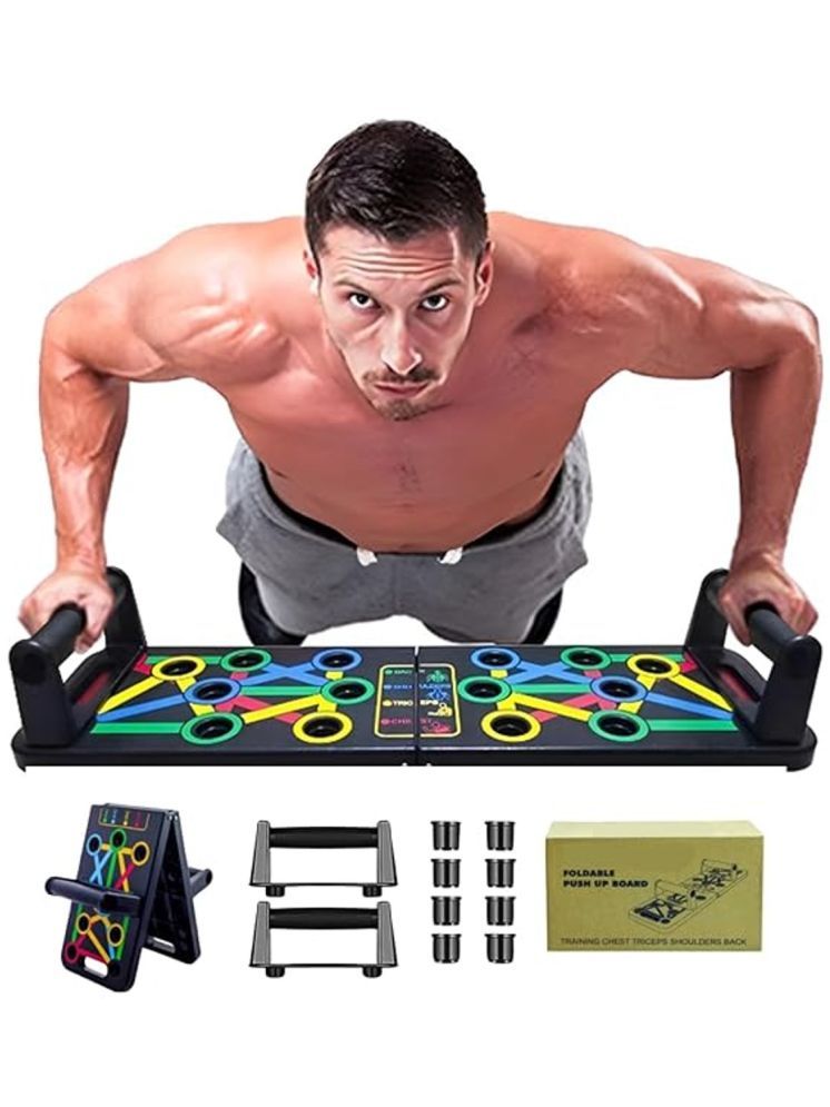     			VOLTEX  Push Up Board -with 14-in-one Muscle Toning System, Multifunctional Colour Coded Foldable Push up Board for Body