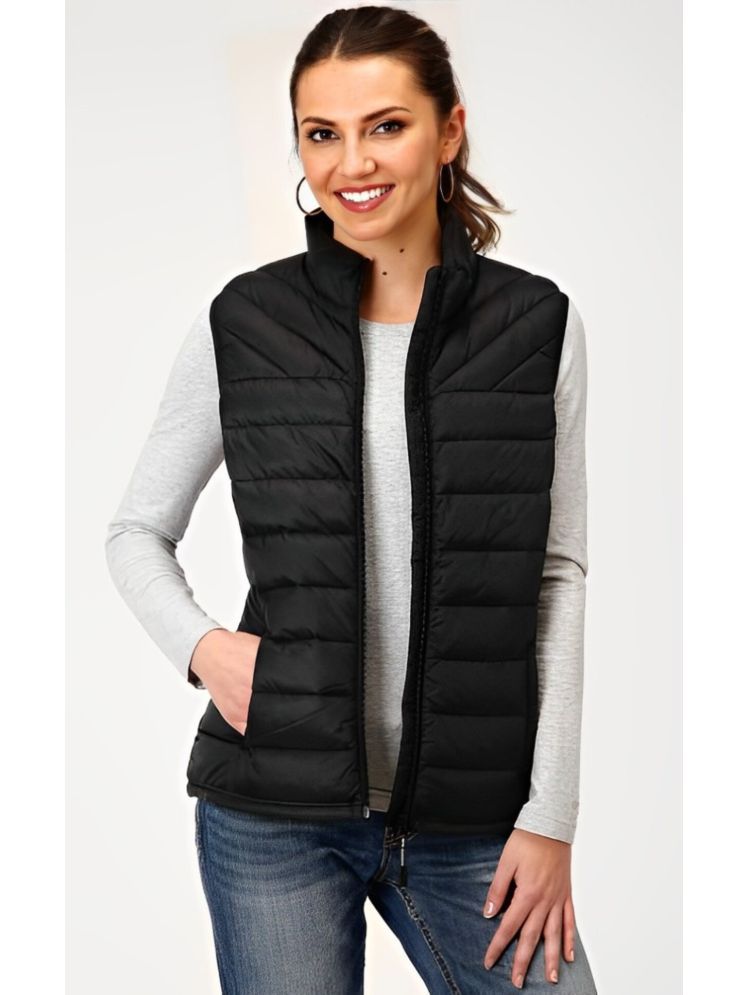     			curvy comfort - Polyester Black Puffer