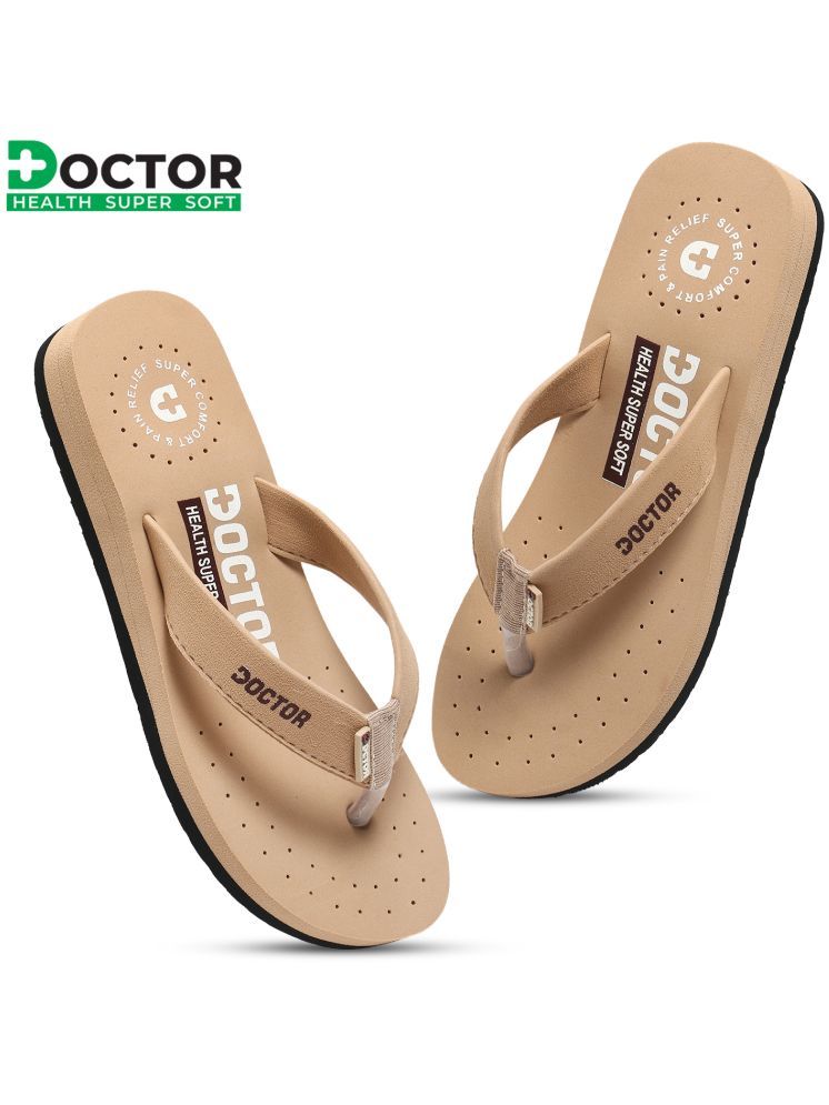     			Doctor Health Super Soft Beige Women's Slipper