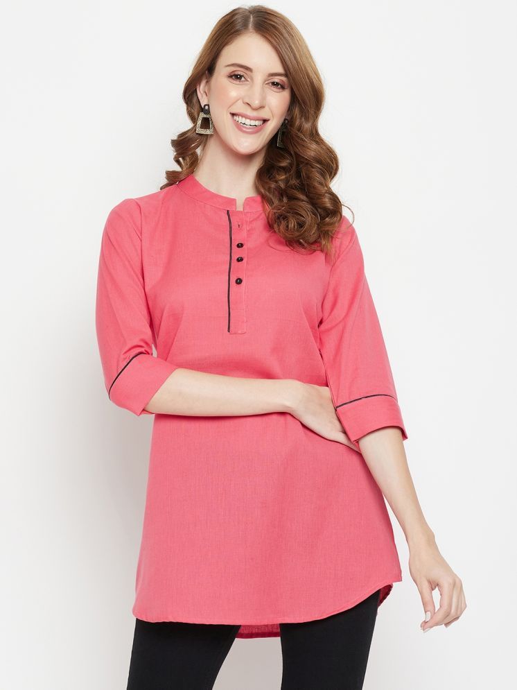     			FASHJONS 360 Coral Cotton Women's Tunic ( Pack of 1 )