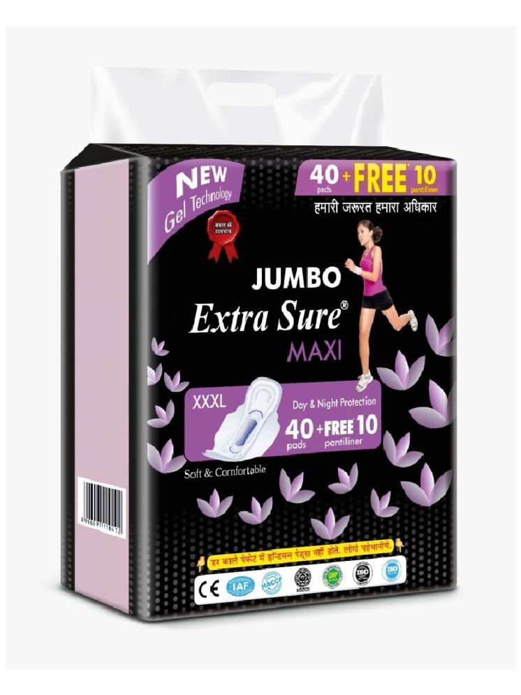     			Jumbo Extra Sure Cottony Large Regular Sanitary Pad