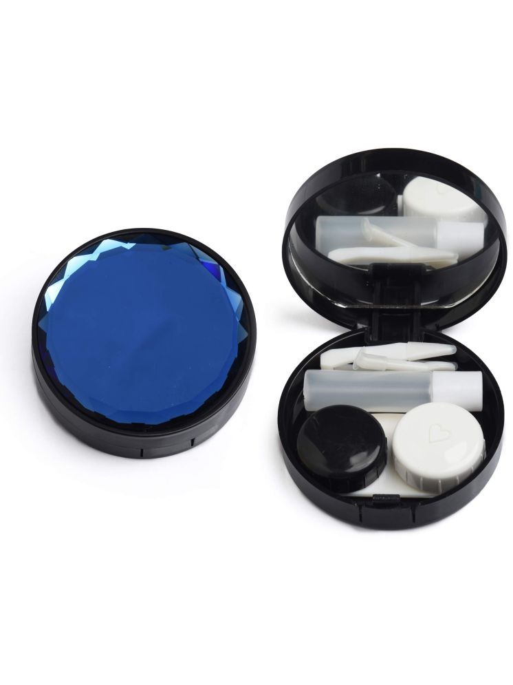     			Vivid Black Hard Case Contact Lenses