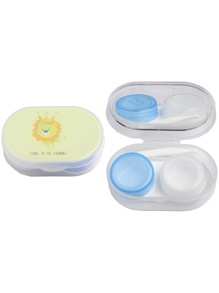     			Vivid Yellow Hard Case Contact Lenses