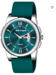 HMCT Green PU Analog Men's Watch