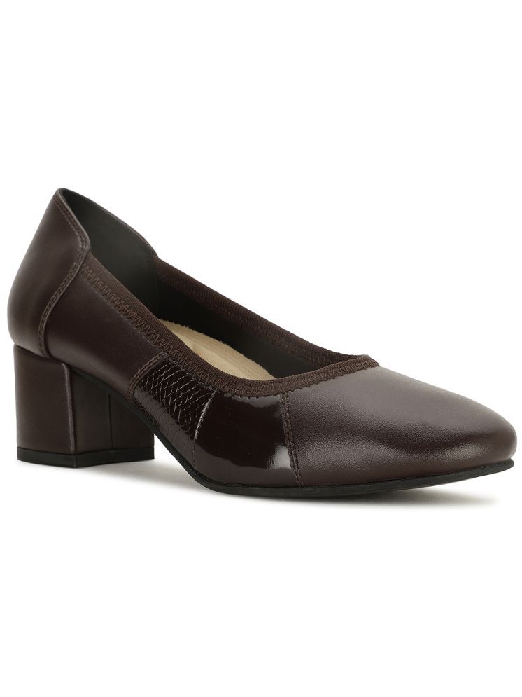     			Bata Brown Women's Formal Ballerinas