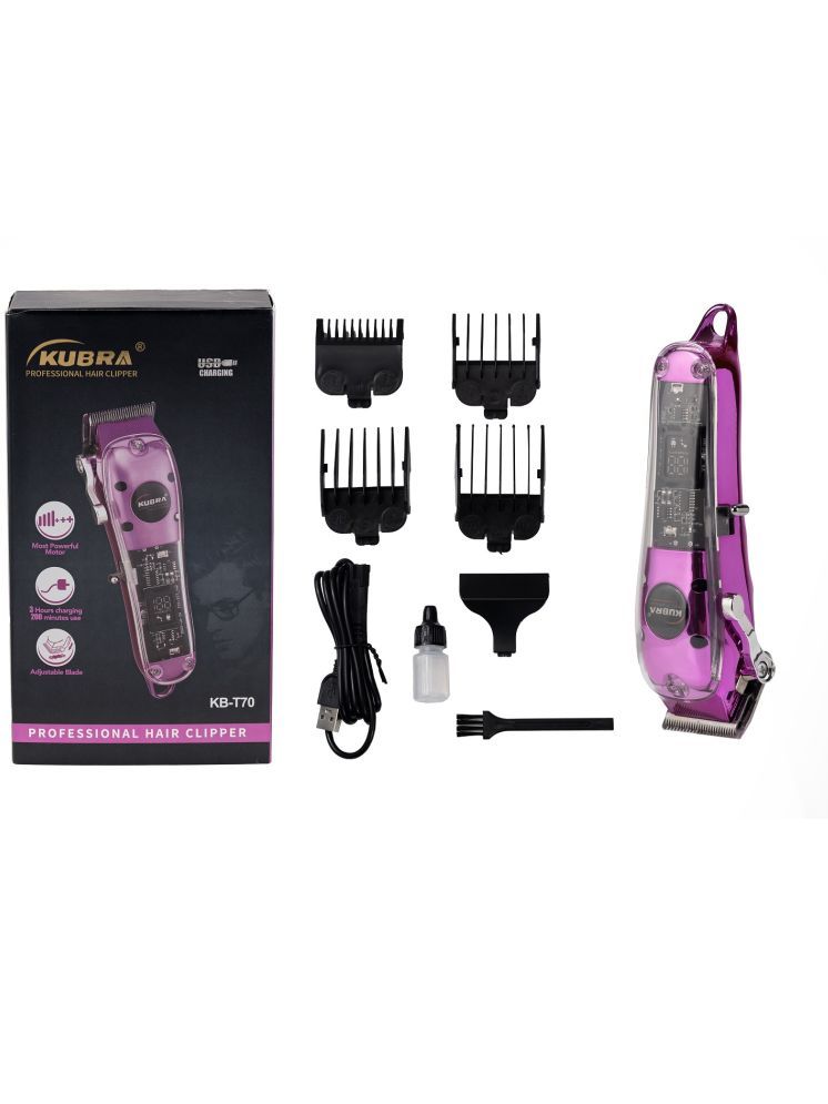     			KUBRA KB-T70 Pink Cordless Beard Trimmer With 120 minutes Runtime