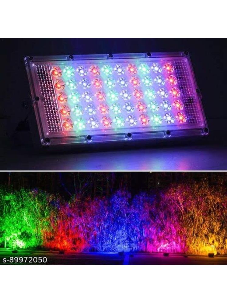     			SPARKWORLD RGB 50 Watts Flood Light ( Pack of 3 )