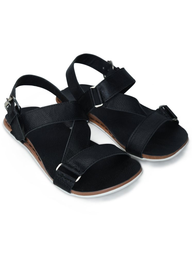     			STEPFOX - Black Men's Sandals