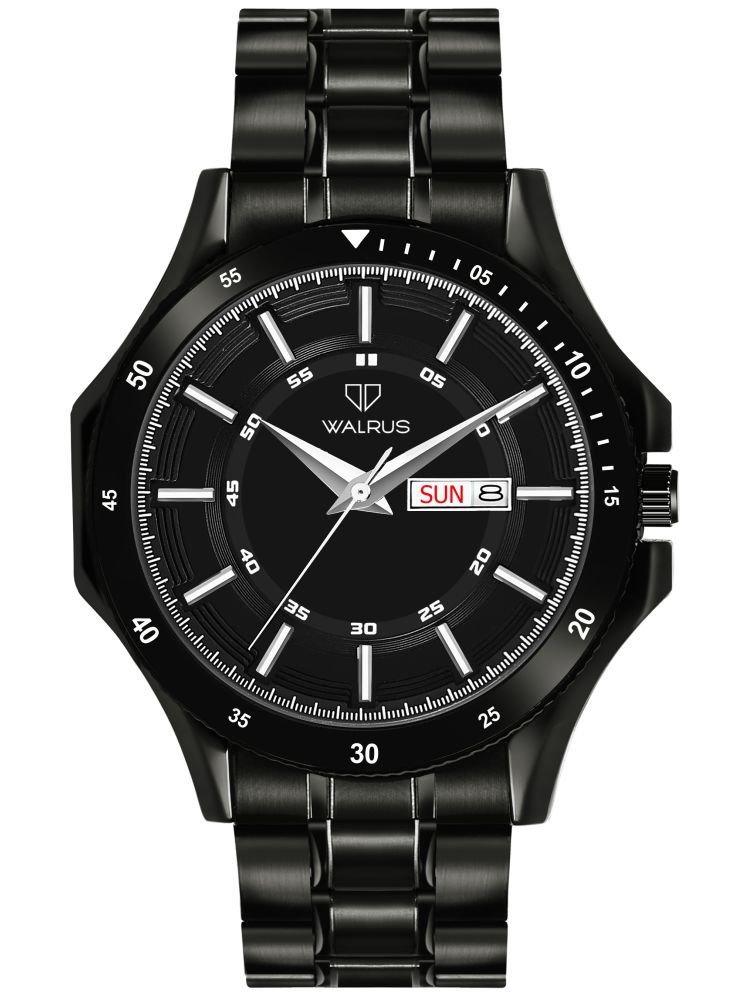     			Walrus Black Stainless Steel Analog Men's Watch