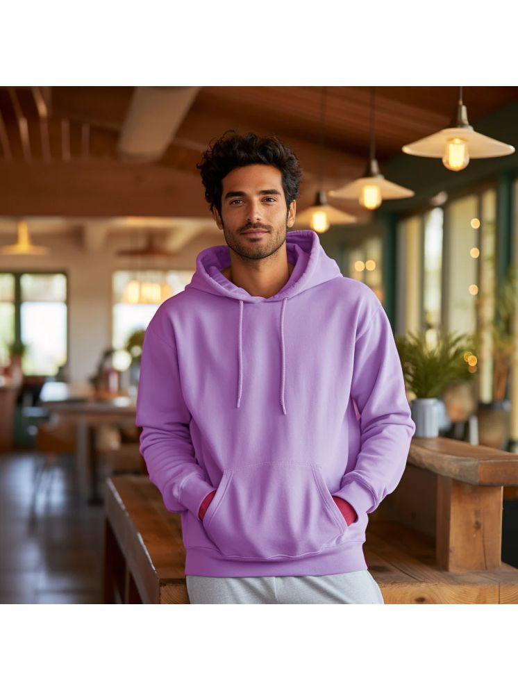     			nikline Woollen Hooded Men's Sweatshirt - Purple ( Pack of 1 )