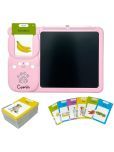 Camin Talking Card Game, 224 Words Talking Flash Cards with LCD Writing Tablet for 2-7 Year Old Kids, Learning Educational Toy