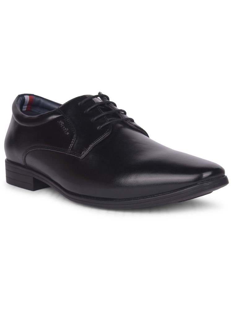     			Bata Black Men's Derby Formal Shoes