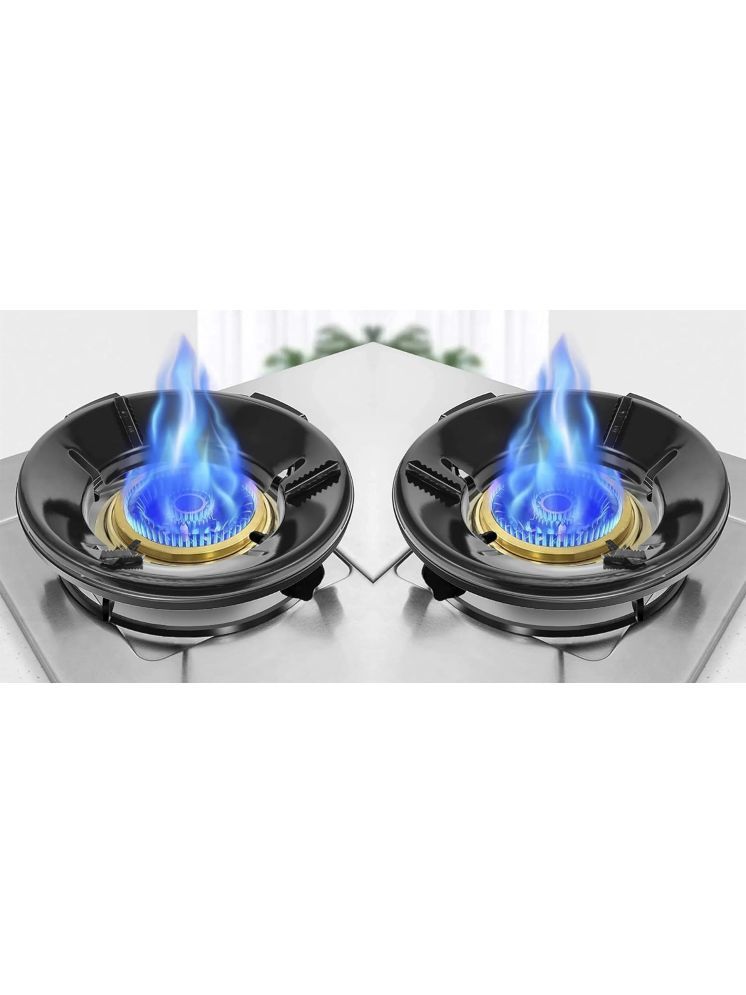     			Gas Saver Burner Stand | Stove Fire & Windproof Energy Saving 20 kg Roaster (Black)