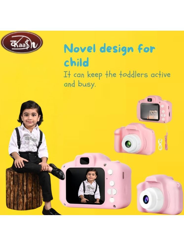     			Kaash collections Digital Camera for Kids, Camera for Kids Real, Child Video Recorder Camera Full HD 1080P Handy Portable Camera 2.0 Screen, with Inbuilt Games for Kids