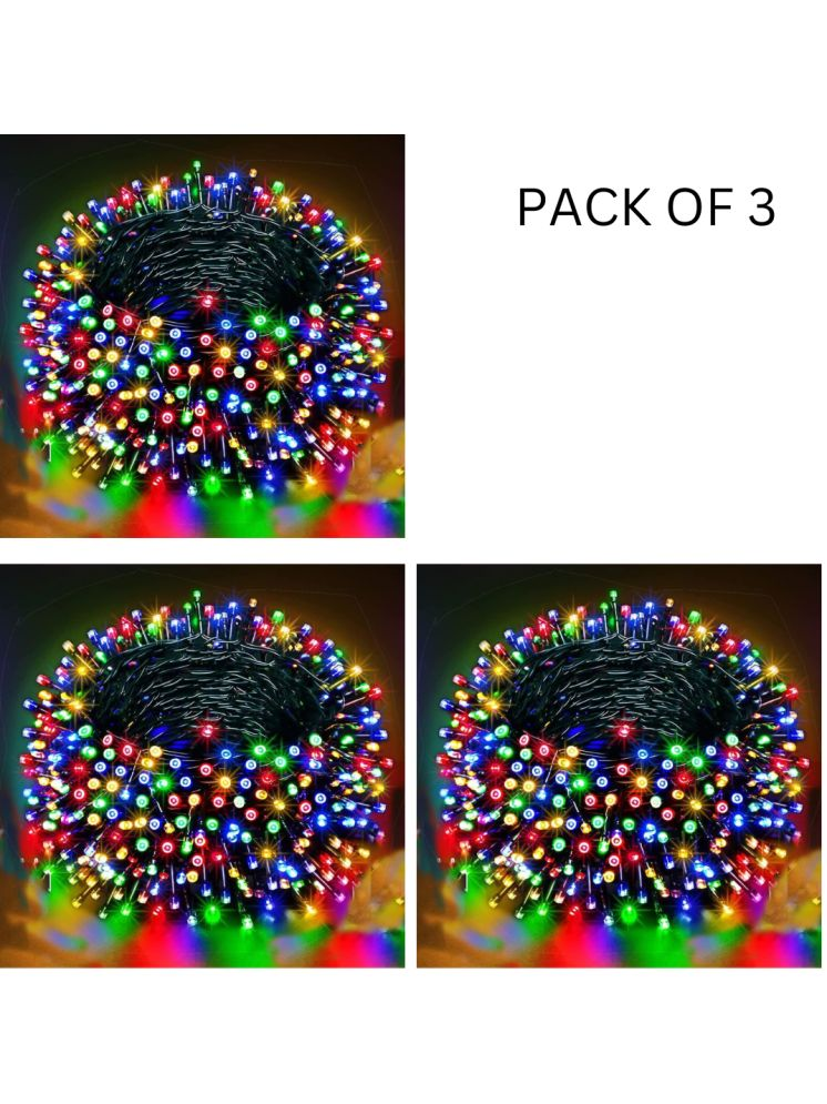     			Kadio Multicolor 12M String Light ( Pack of 3 )