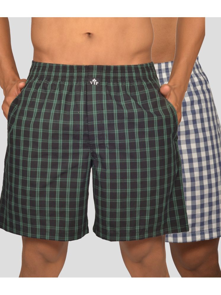     			VIP Pack of 2 Cotton Men's Boxer- ( Multicolor ) Print May Vary