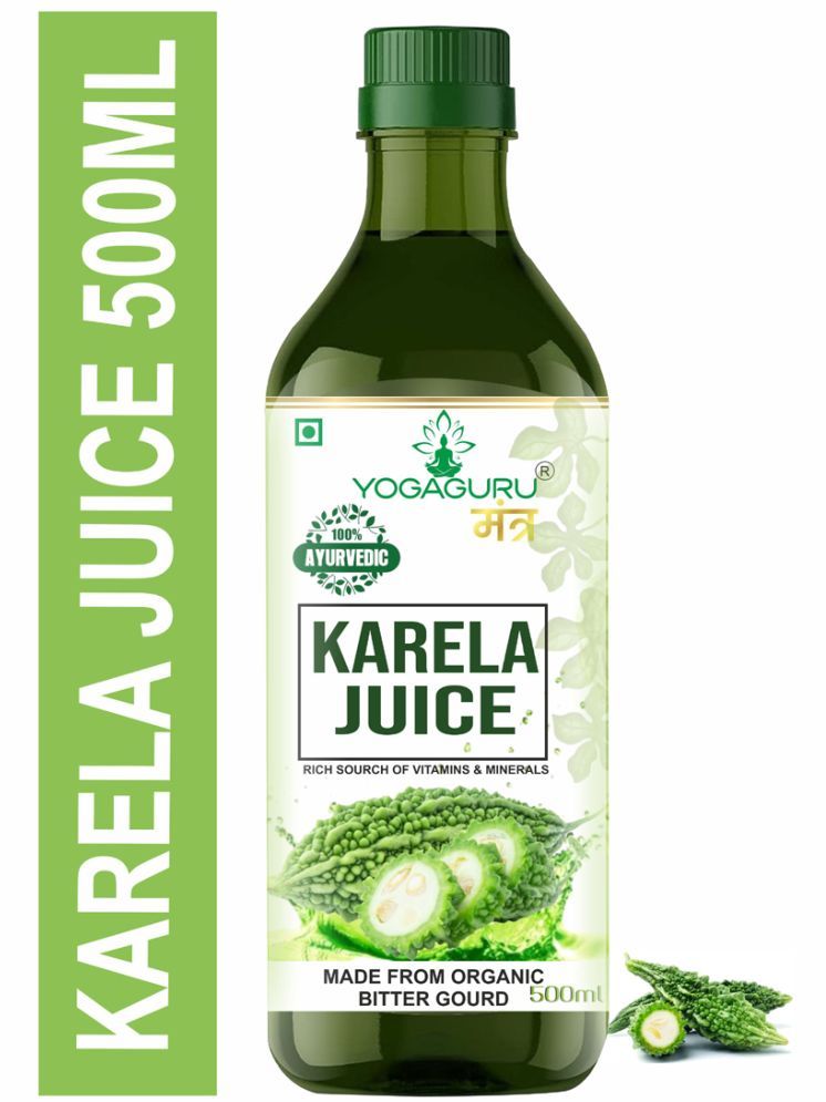     			yogaguru mantr ayurvedic karela juice 500ml pack of 1