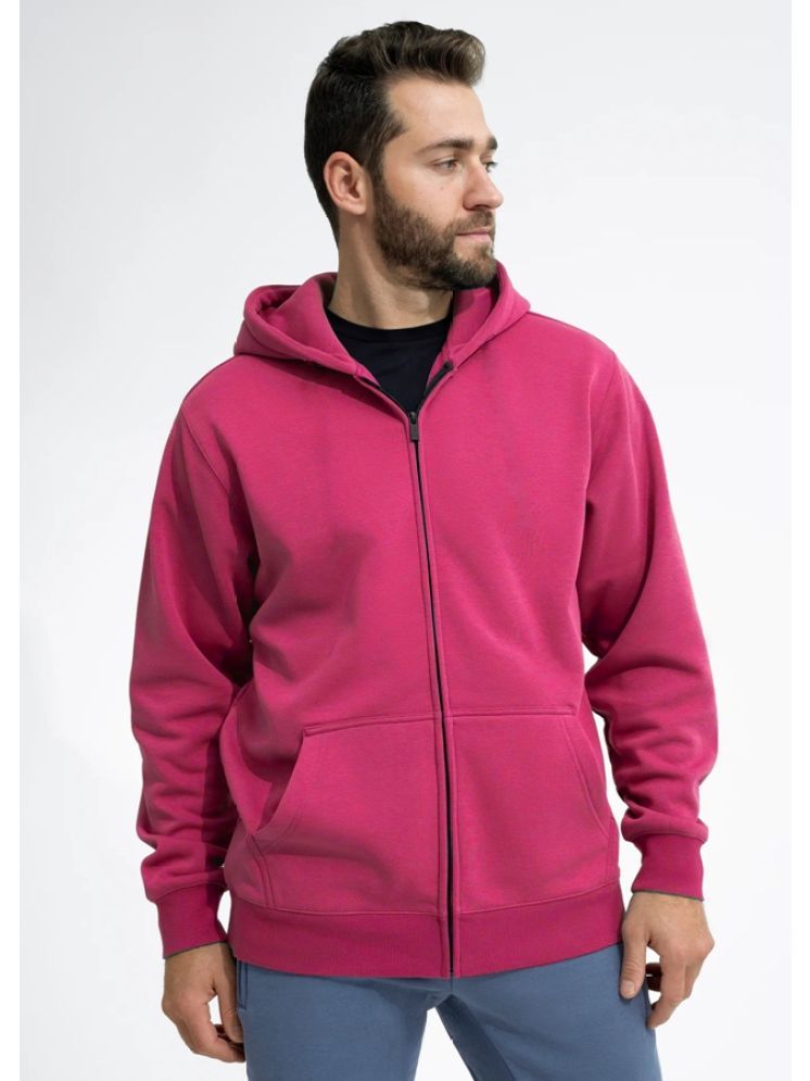     			Lecowar Fleece Hooded Men's Sweatshirt - Pink ( Pack of 1 )