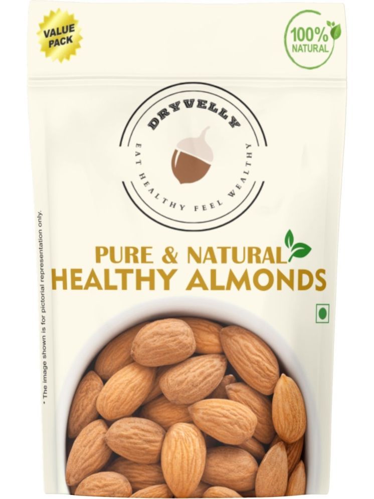     			DRYVELLY Raw California Almonds 400GM